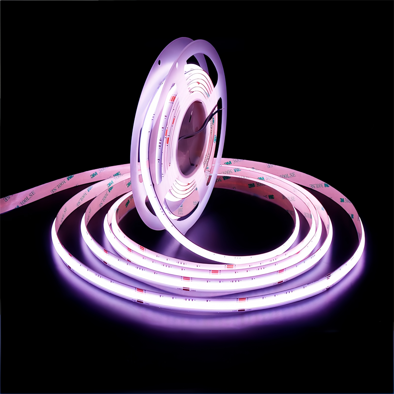 HighEfficiency COB LED Strip Light Dual CCT, RGB ColorChasing, Wat